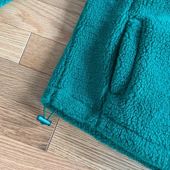 NWT Homer Simpson Meme Embroidered-detail Teddy Fleece Zip Green XS - Picture 5 of 8